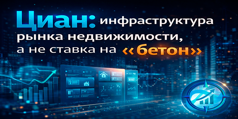 Циан: инфраструктура рынка недвижимости, а не ставка на «бетон»