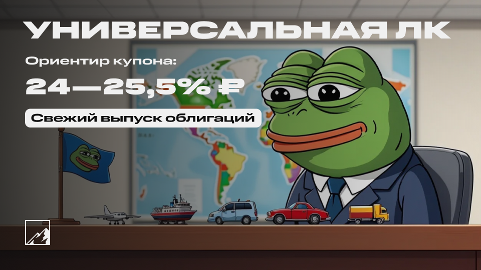 🚢 25,5% на лизинге. Свежие облигации: Универсальная ЛК на размещении. Мчим на восток?