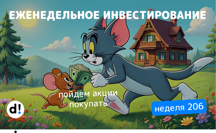 🔥Продолжаю формирование пассивного дохода. Какие акции купил? Еженедельное инвестирование №206