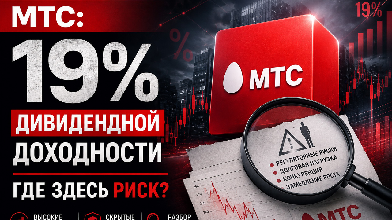МТС: 19% дивидендной доходности. Где здесь риск?