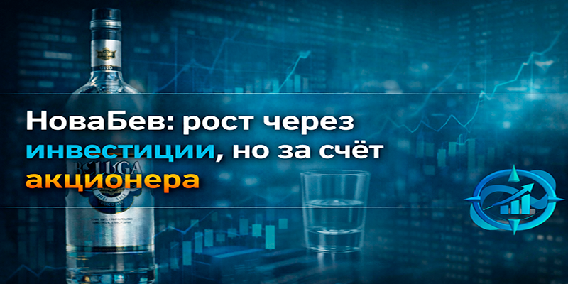 НоваБев: рост через инвестиции, но за счёт акционера 📉