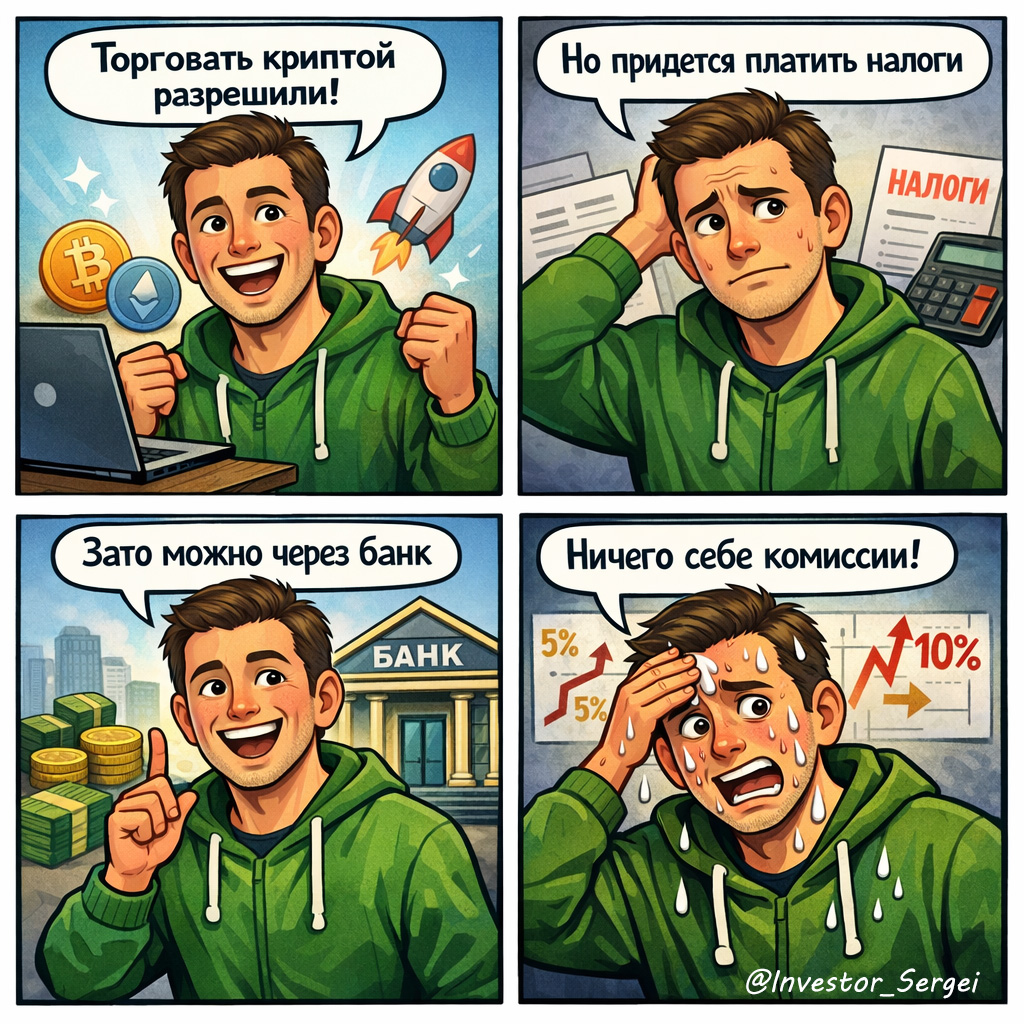 Торговать криптой в России разрешат и неквалифицированным инвесторам. На какую сумму?