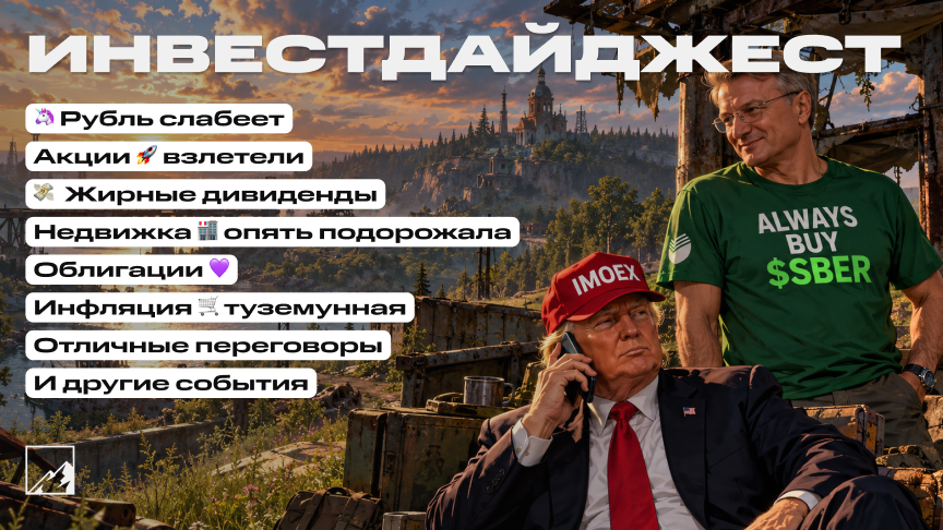 🚀 Трамп заявил об успешных переговорах. Ракета в акциях. Дивиденды! Воскресный инвестдайджест