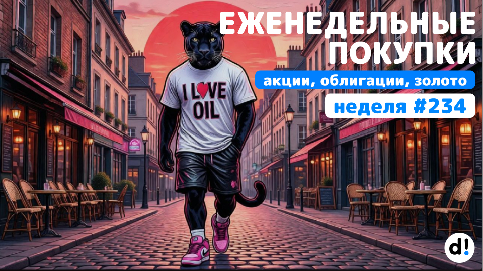 🚀 Очередная закупка акций. Формирую пассивный доход. Еженедельные инвестиции. Выпуск #234