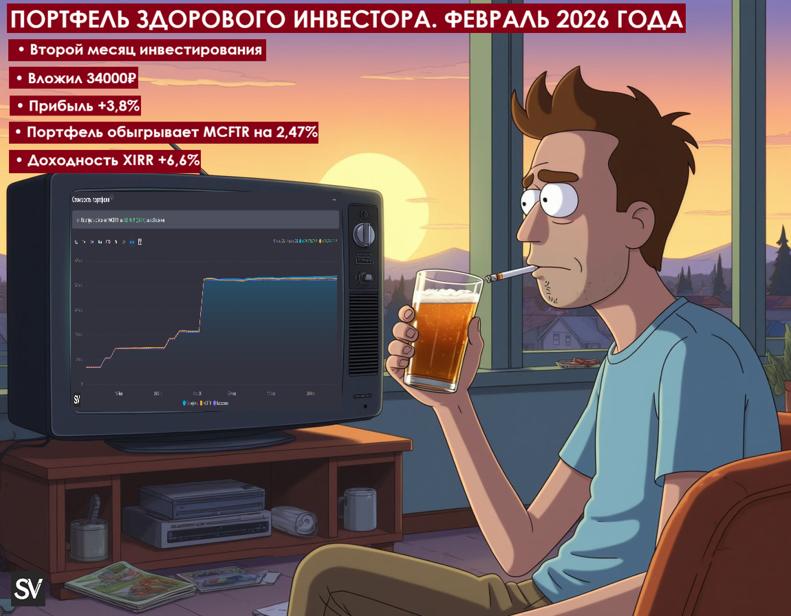 Портфель здорового инвестора. Февраль 2026 г.