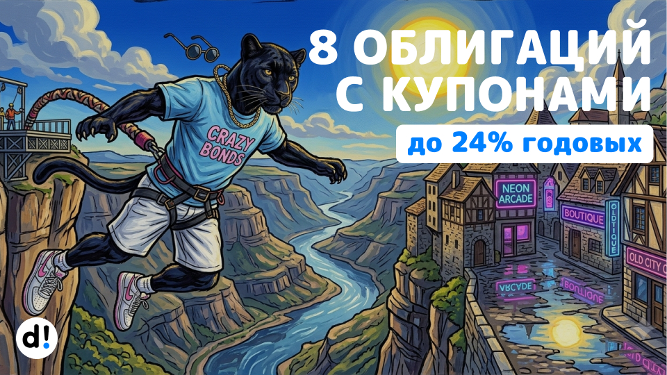 🚀 8 высокодоходных облигаций с ежемесячными купонами до 24% годовых