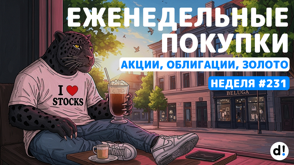 🚀 Продолжаю создавать пассивный доход на дивидендах и купонах. Еженедельные инвестиции. Выпуск #231