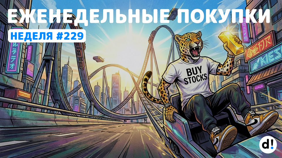 🚀 Создаю пассивный доход на дивидендах и купонах. Еженедельные инвестиции. Выпуск #229