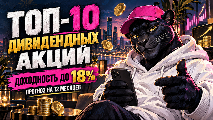 🔥 ТОП-10 дивидендных акций с доходностью до 18% на ближайшие 12 месяцев от УК Доход