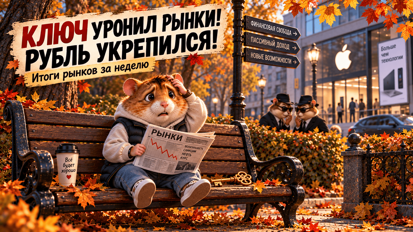 КЛЮЧ УРОНИЛ РЫНКИ! РУБЛЬ ОКРЕП! Итоги рынков за неделю