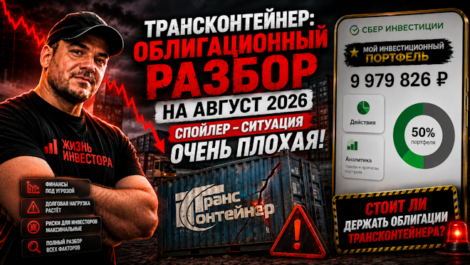 ТрансКонтейнер: облигационный разбор на август 2026. Спойлер - ситуация плохая!
