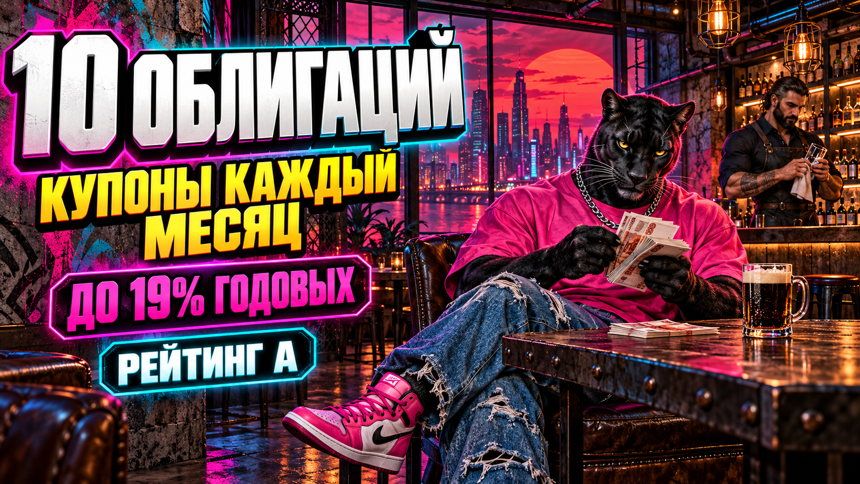 🚀 10 облигаций с ежемесячными купонами до 19% годовых. Рейтинг А
