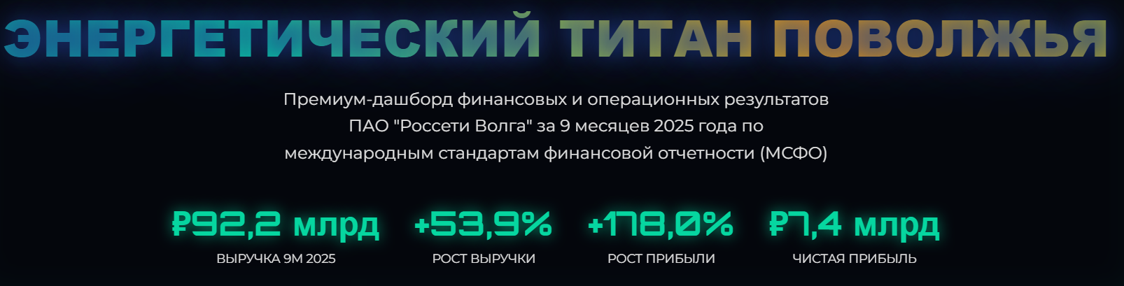 ЭНЕРГЕТИЧЕСКИЙ ТИТАН ПОВОЛЖЬЯ