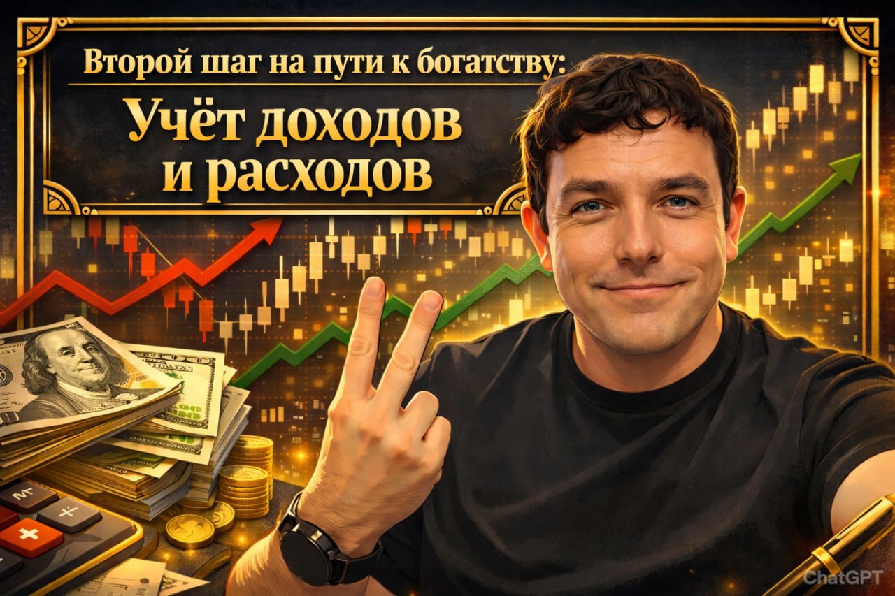 Второй шаг на пути к богатству: Учёт доходов и расходов