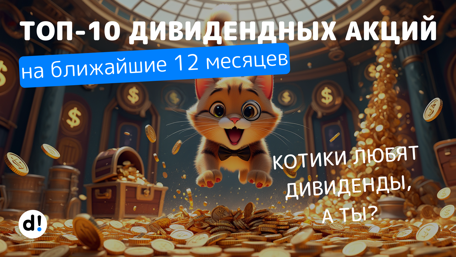 ТОП-10 дивидендных акций на ближайшие 12 месяцев с доходностью от 15% до 26%