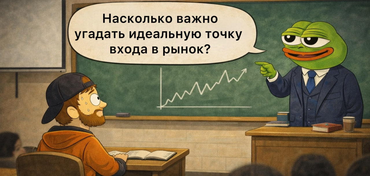 Насколько критично при инвестировании угадать идеальную точку входа?