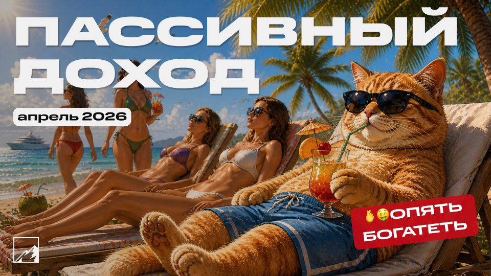 💰 Пассивный доход за апрель: получил 102 026 рублей. Снова больше сотки и на 142% больше, чем год назад!