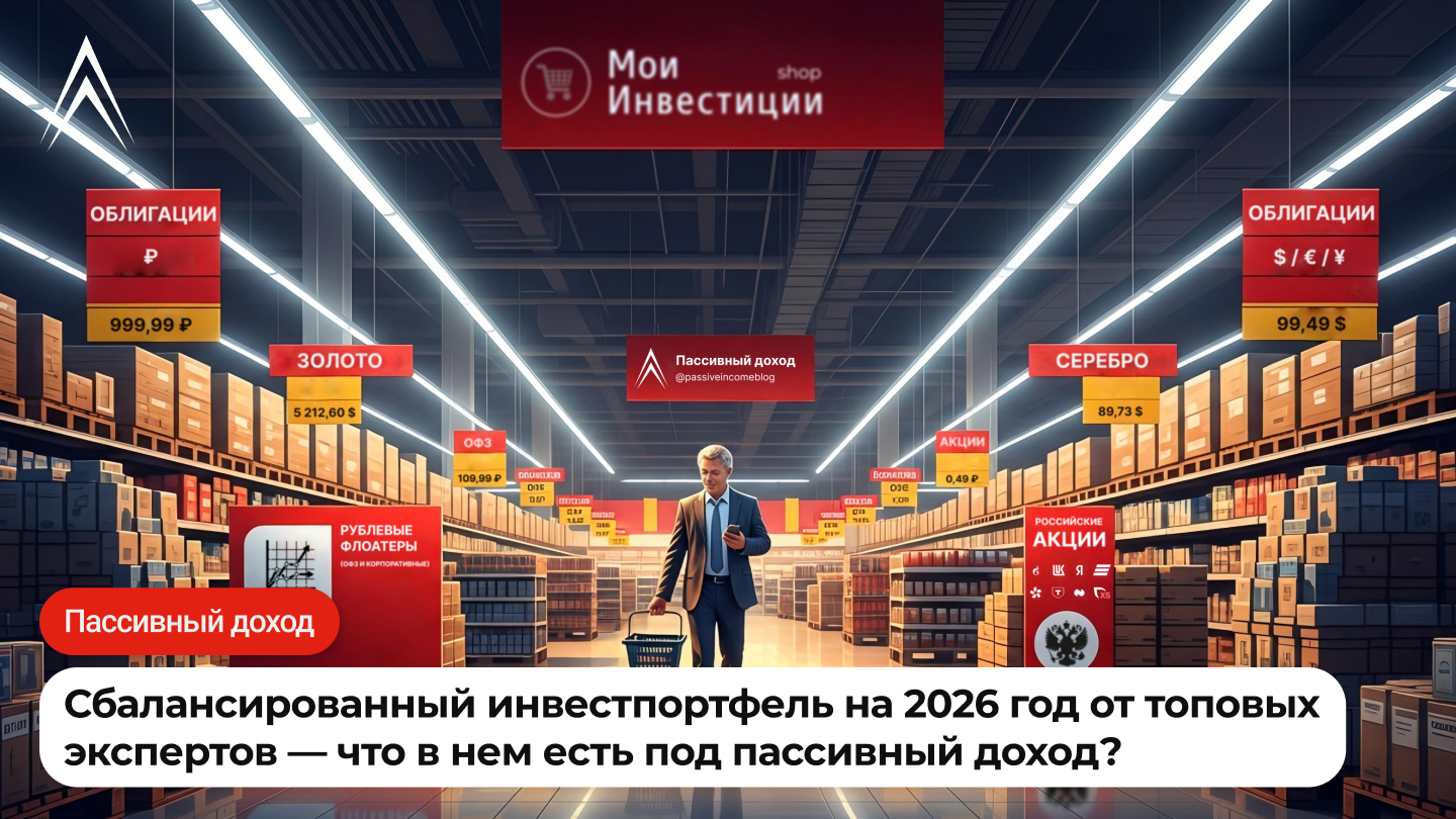 Сбалансированный инвестпортфель на 2026 год от топовых экспертов — что в нем есть под пассивный доход?