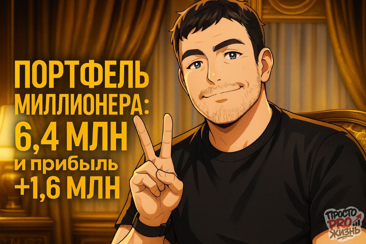 Портфель вырос до 6.4 млн и принес +1.6 млн прибыли. Ноябрьский разбор
