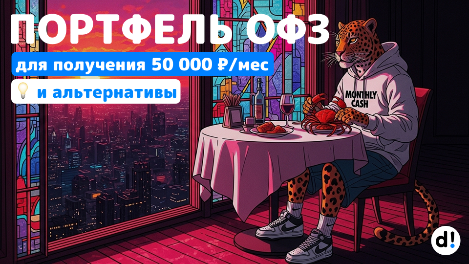 💵 Сколько нужно купить ОФЗ для получения 50 000 ₽ в месяц?