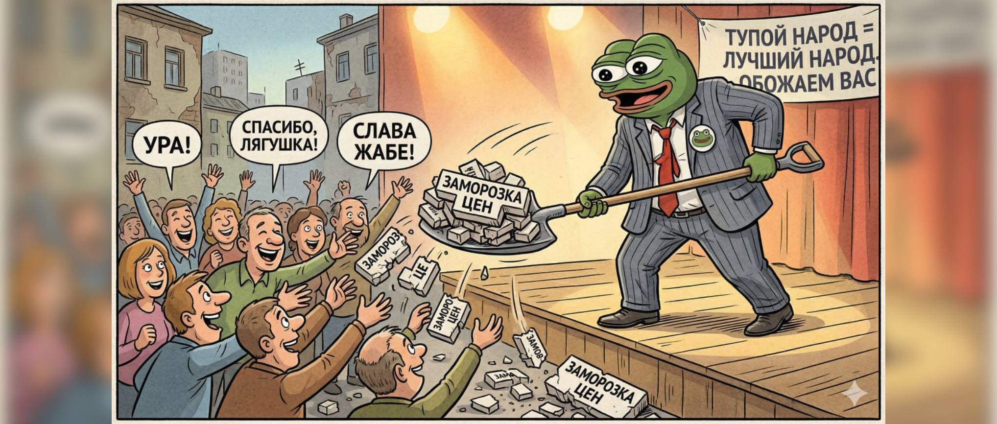 А почему бы не заморозить цены?