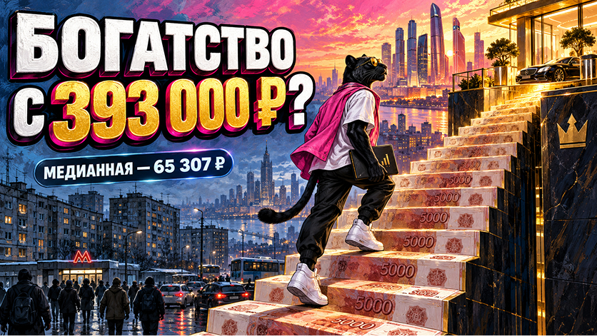 💰 Россияне не хотят быть богатыми? Сколько нужно зарабатывать, чтобы считаться богачом в России?