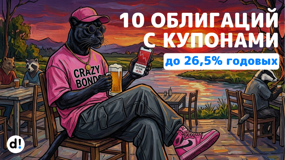 🚀 6 высокодоходных облигаций с текущей купонной доходностью до 24% на один год и более