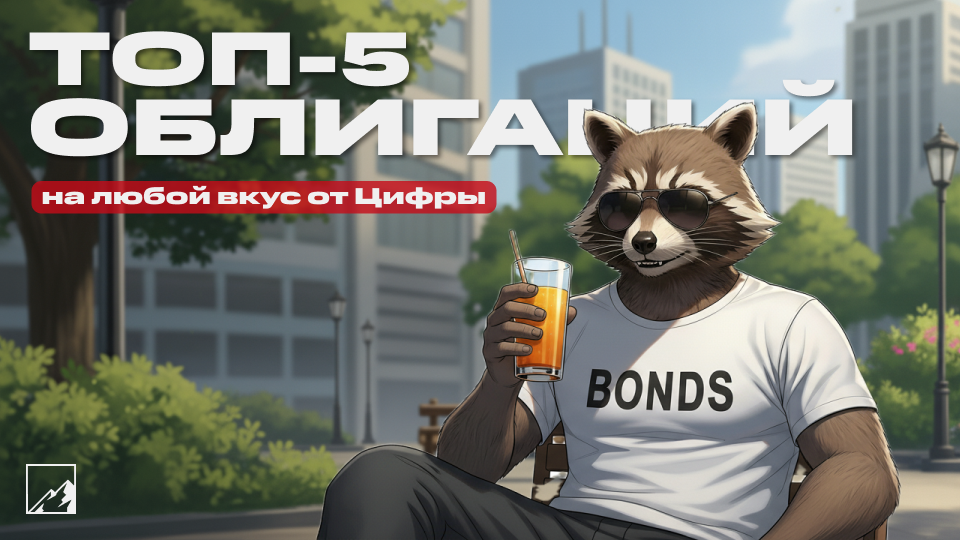 🤘 Топ-5 облигаций от Цифра брокер на любой вкус