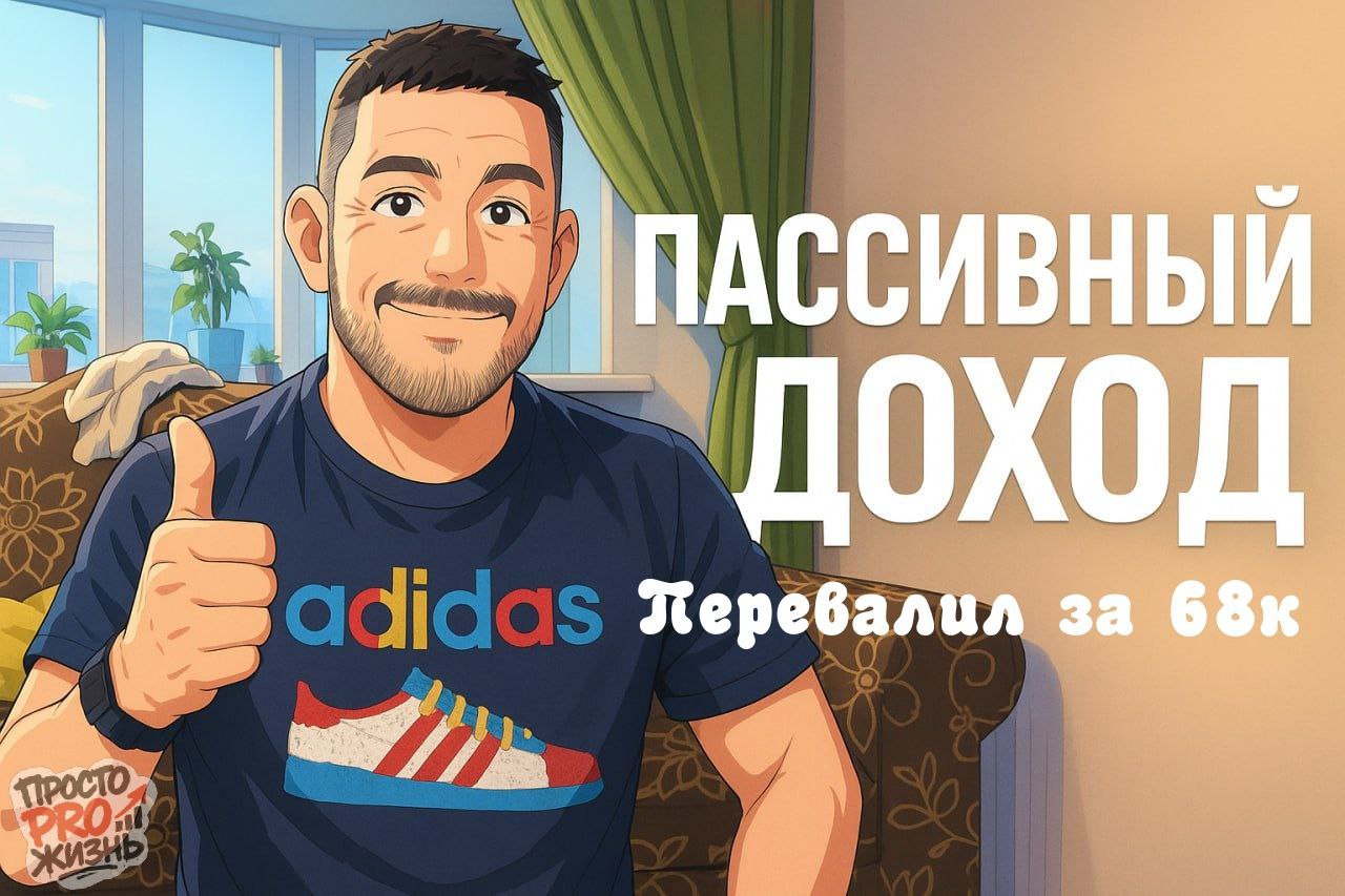 Пассивный доход июля бьёт все рекорды: Получил 68 тысяч рублей