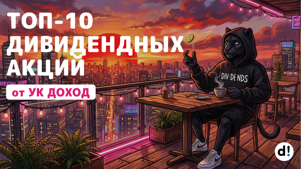 🔥 ТОП-10 лучших дивидендных акций с доходностью от 14% до 25% на ближайшие 12 месяцев от УК Доход