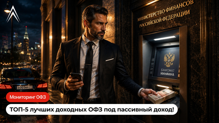 ТОП-5 самых доходных ОФЗ! Лучшие длинные ОФЗ под пассивный доход