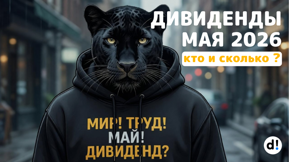 ⚡ ТОП-5 дивидендов в мае 2026. Кто и сколько заплатит?