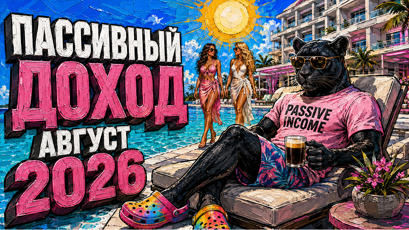 🚀 Пассивный доход в августе 49 тысяч. Рекордный месяц по выплатам. Сколько получил за 2026 год?