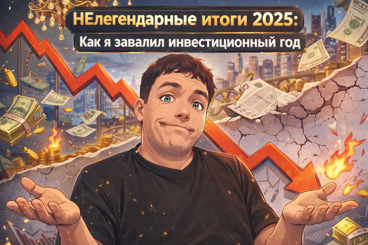 НЕлегендарные итоги 2025: Как я завалил инвестиционный год