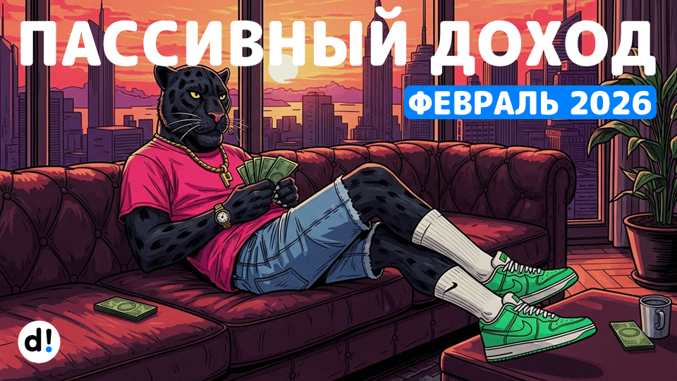 🚀 Мой пассивный доход в феврале ₽1 470. Сколько всего получил в 2026 году?
