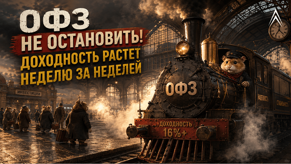 Доходность ОФЗ продолжает расти! Новый ТОП длинных выпусков — уже 16,15%