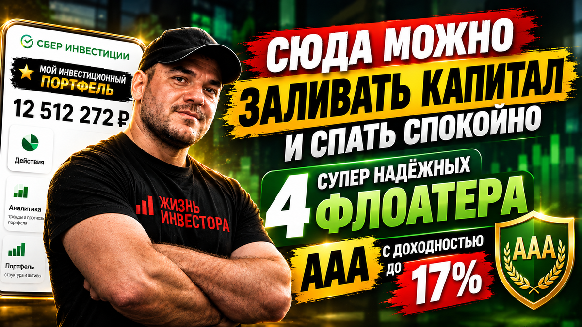 Сюда можно заливать капитал и спать спокойно - 4 супер надёжных флоатера ААА с доходностью до 17%
