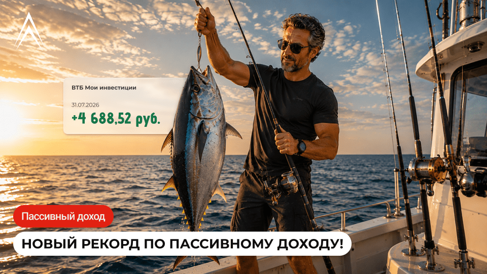 НОВЫЙ РЕКОРД ПО ПАССИВНОМУ ДОХОДУ! 4 688 рублей за июль. Более 37 000 на год вперед