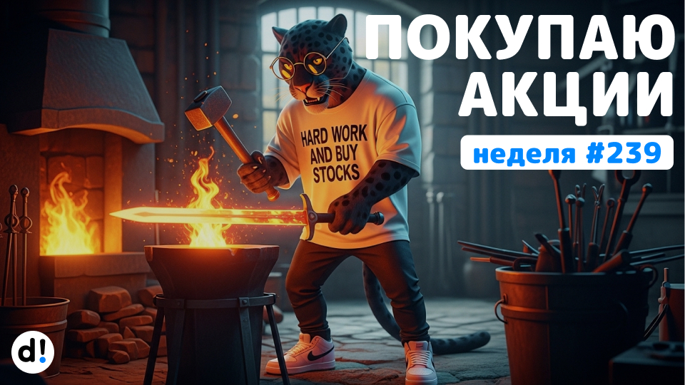 🚀 Продолжаю создавать пассивный доход. Еженедельные покупки акций. Выпуск #239
