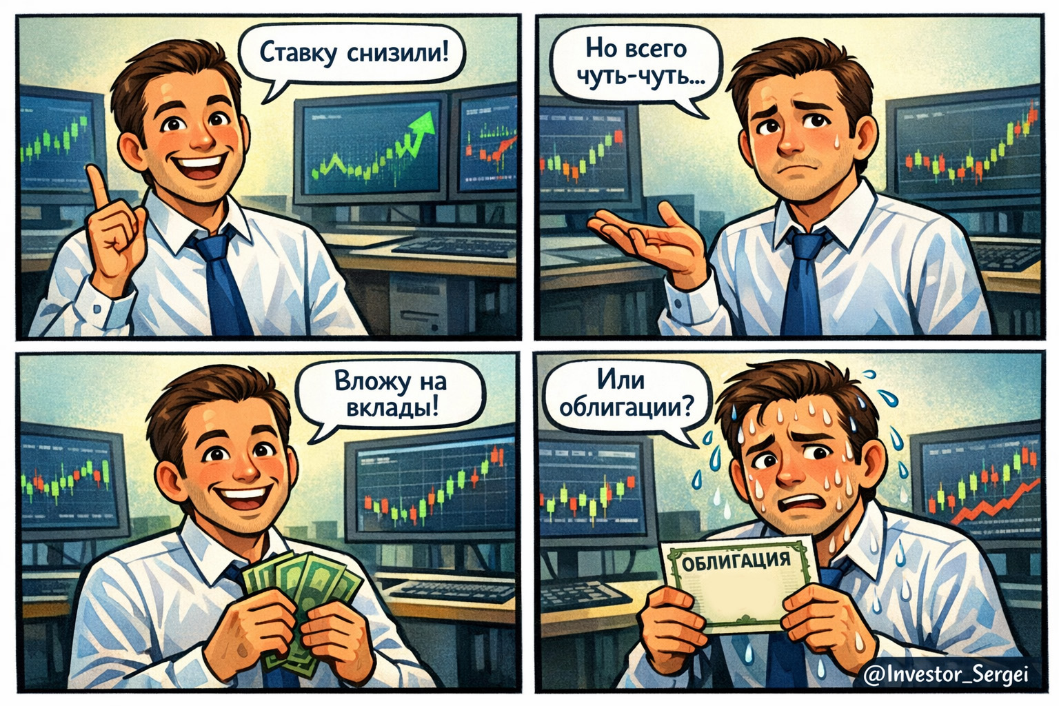 Во что я буду вкладываться при ключевой ставке 15,5%?