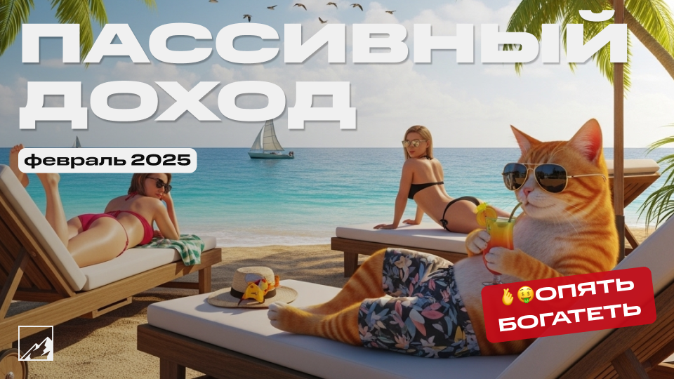 💰 Посчитал пассивный доход за февраль. Без дивидендов на этот раз, вышло 52 тысячи