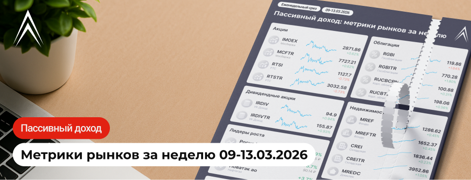 РУБЛЬ СЛАБЕЕТ! Пассивный доход: метрики рынков за неделю в инфографике