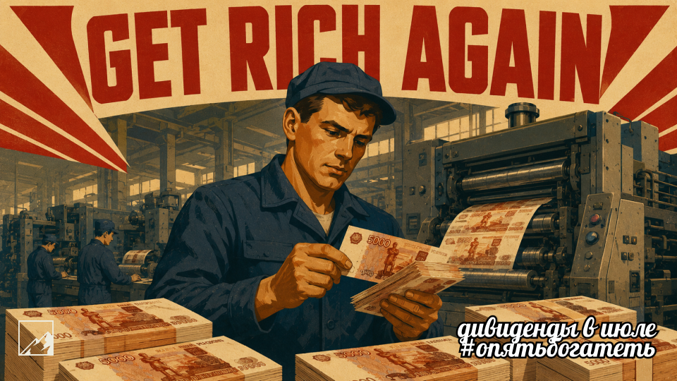 🔥 Дивиденды июля. Ну вот, опять богатеть