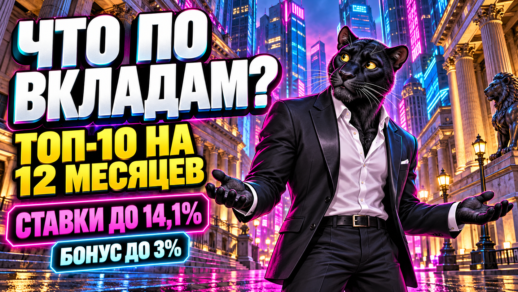 🔥 Что по вкладам? ТОП‑10 на 12 месяцев