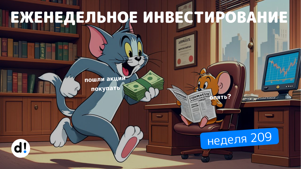 🖋️ Трамп включился, инфляция вернулась, а ключ всех разочаровал. Продолжаю формирование пассивного дохода. Еженедельное инвестирование №209