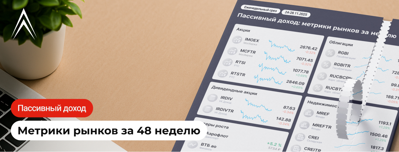 Мирный план будет или нет? Пассивный доход: метрики рынков за неделю в инфографике