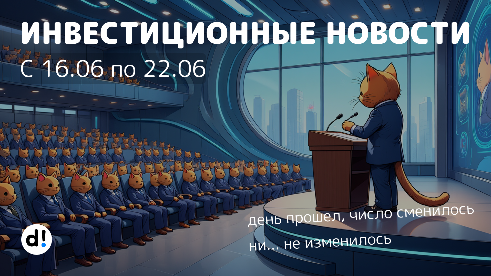 100 ₽ за доллар всех устроит, инфляция снижается, а фондовый рынок не хочет расти. Акции, облигации, дивиденды и другие новости недели