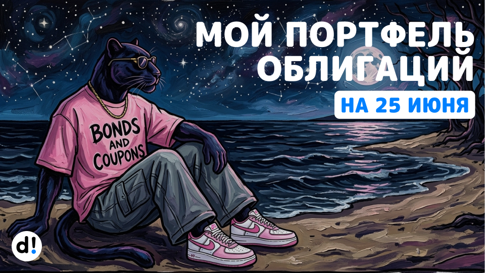 🔥 Формирую пассивный доход на купонах. Мой портфель облигаций на 25 июня 2026