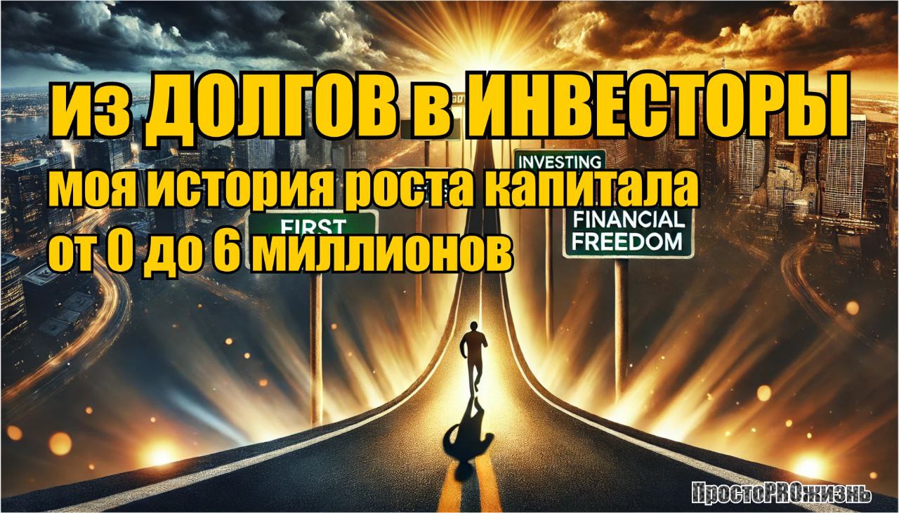 Из долгов в инвесторы: Моя история роста капитала с нуля до 6 миллионов