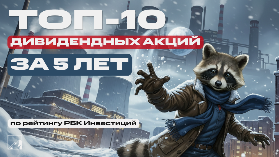 🏆 Топ-10 дивидендных российских акций за пять лет. Рейтинг «РБК Инвестиций»
